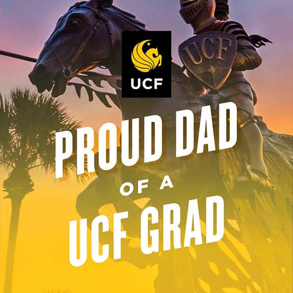Proud UCF dad - statue