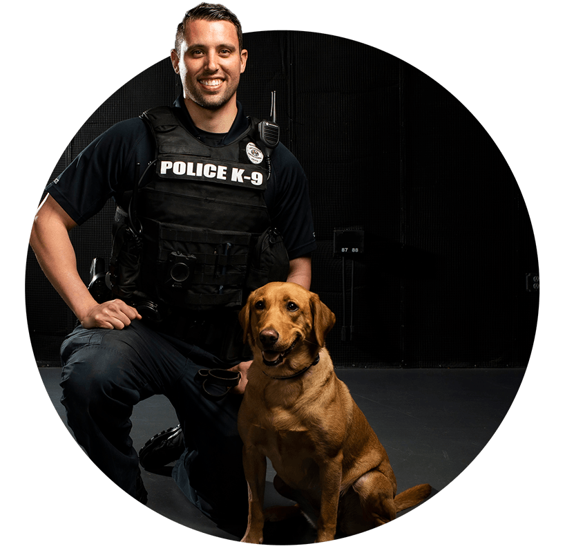 Police officer and K-9